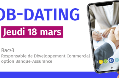 actu jobdating bac+3 rdc banque assurance