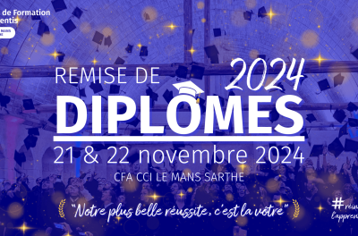 affiche remise de diplomes 2024