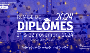 affiche remise de diplomes 2024