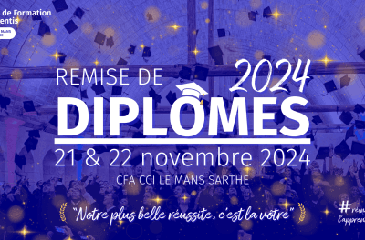 affiche remise de diplomes 2024